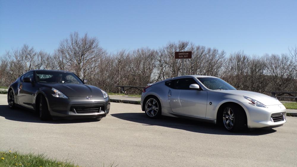 Both Fairladies Basking at 5377 ft Elevation - Highest Elevation of the Cherahola Skyway...