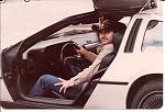 yep - that's me in the Delorean, Complete with Redneck Hat and Mustache...