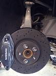 Hawk Talon Cross Drilled and Slotted Rotors