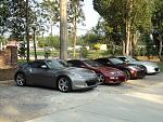 Mike F's Z34, Mike C's Z32, Katy's Z33, and Paul's Z34