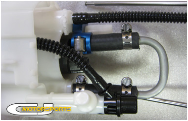 CJ Motorsports Fuel Pump Installation Kit. This is actually an older product that we designed Feb of 2009. Thanks to Performance Motorsports for sending us over a brand new 370z fuel pump assembly so that we could do the first R&D on it.