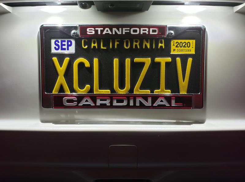 5500k license plate illumination; Kenwood rearview camera