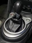 OEM shifter boot over 7AT gear selector (including S-Mode button for future use as a "hidden" in-cabin trunk release); installed Fall 2020