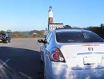 My Altima at the Montauk Light House