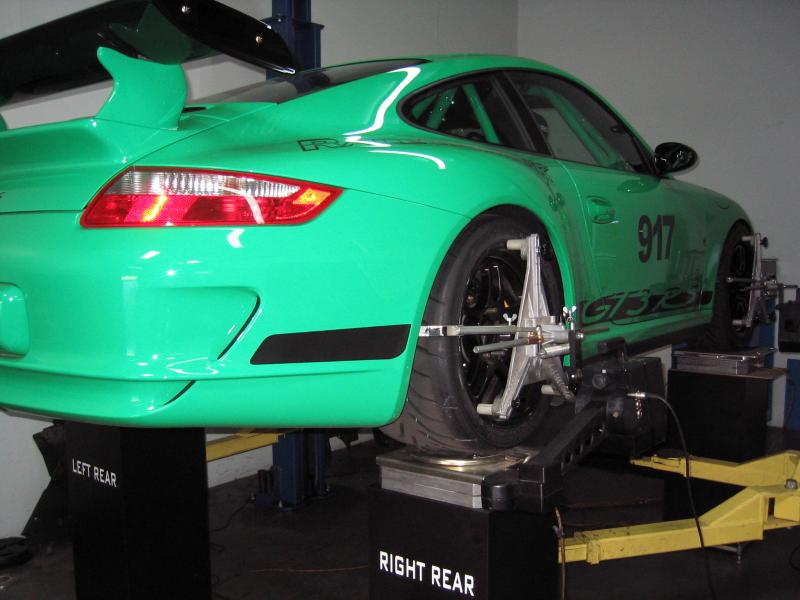 997 GT3RS setup work.