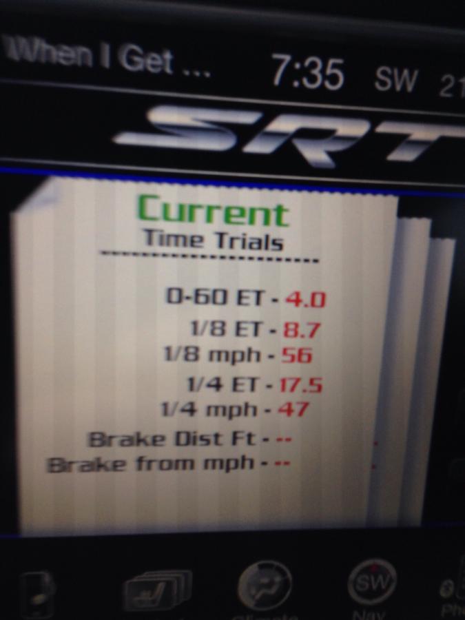Got my best 0-60 time. Damn this is a fast SUV!