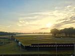 Early morning at VIR looking over turn 3