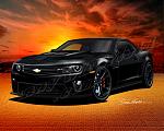 ITEM CZL1 3 2012 CAMARO ZL 1 TUXEDO BLACK