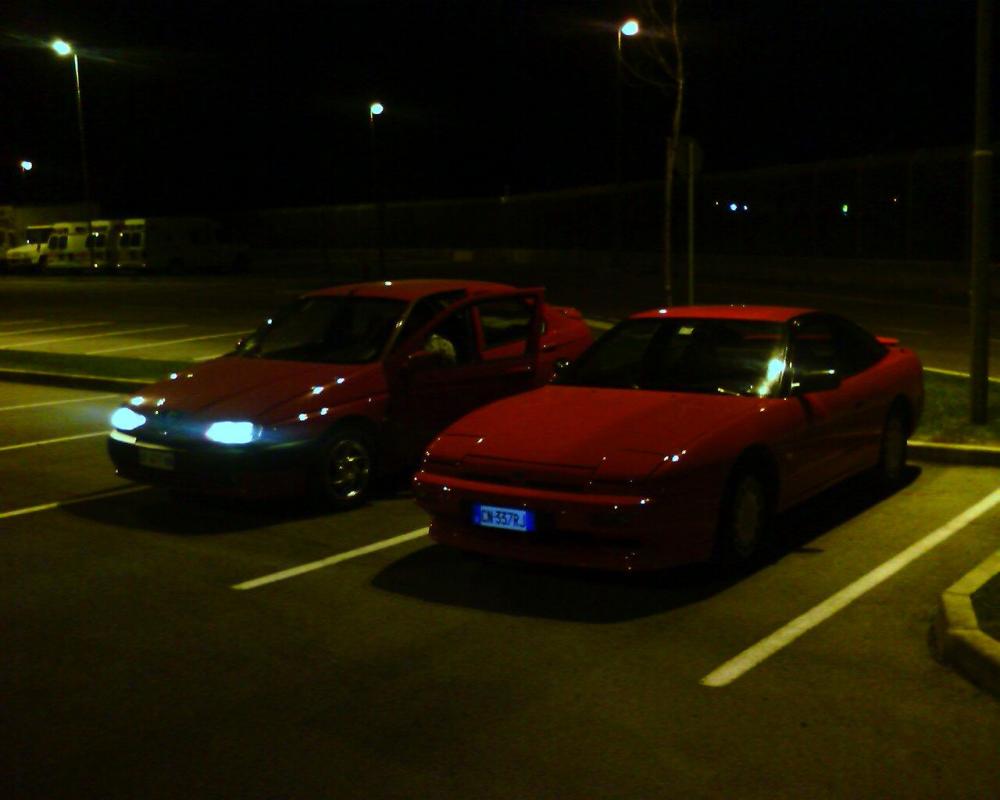 My friends Alpha Romeo 155 and my CA18DET S13 Fastback
