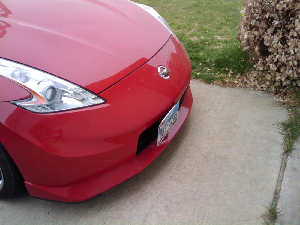 Maoweraxle.com tow hook license plate bracket - Nissan 370Z Forum