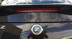Z emblem, matches side mark lights