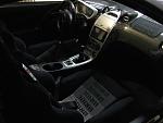 TRD Supra Steering Wheel Red Stitched, Custom CF Dash, Color Coded Vents, Center Console, Custom TRD Center Tach/Speed Gauge Blue L.E.D., Full Suede...