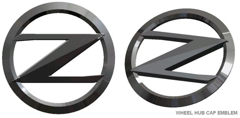 Nissan Hub Cap Z Emblem