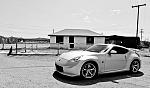 The NISMO in Barstow, CA., straight B/W. (Photo by G. A. Volb/Shutterjock)