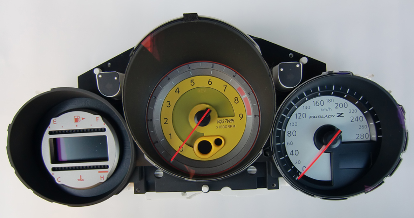 Painted Instrument Cluster