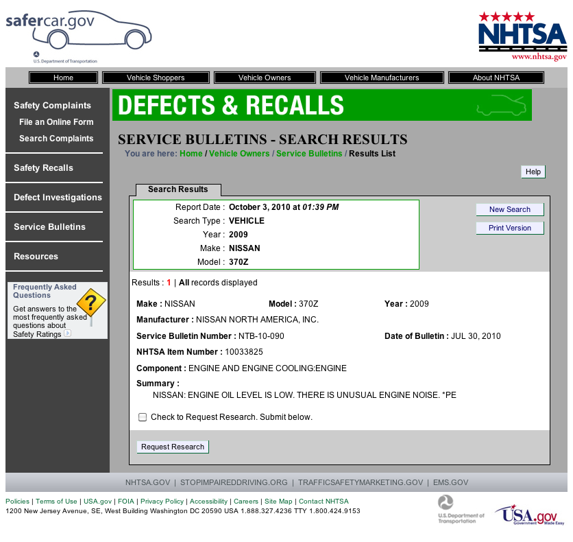 NHTSA