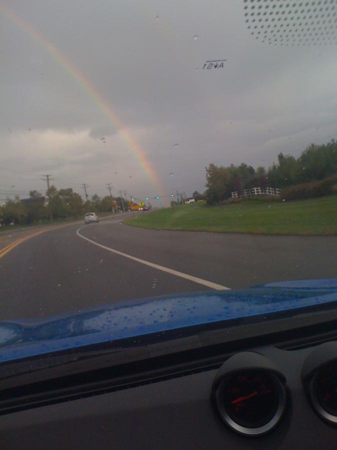 seen this rainbow the day I got the Z..just had to take a pic