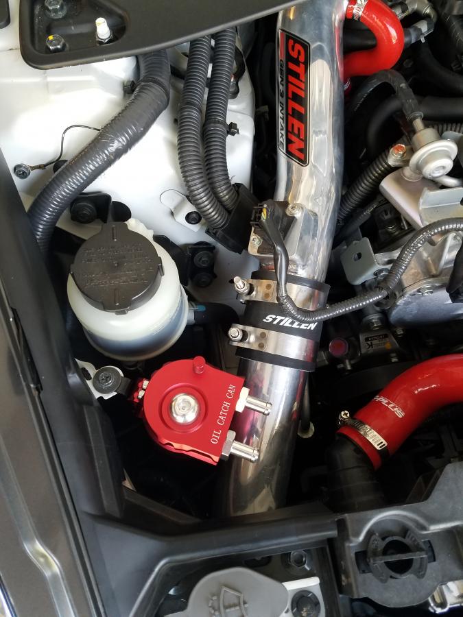 The intake tube is too close and rubs on the can, which wasn't good.  I had to come up with an alternate mounting point.