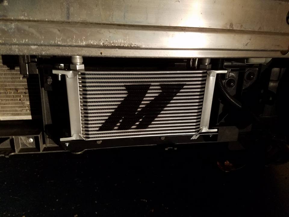 Mishimoto Oil Cooler Mounted