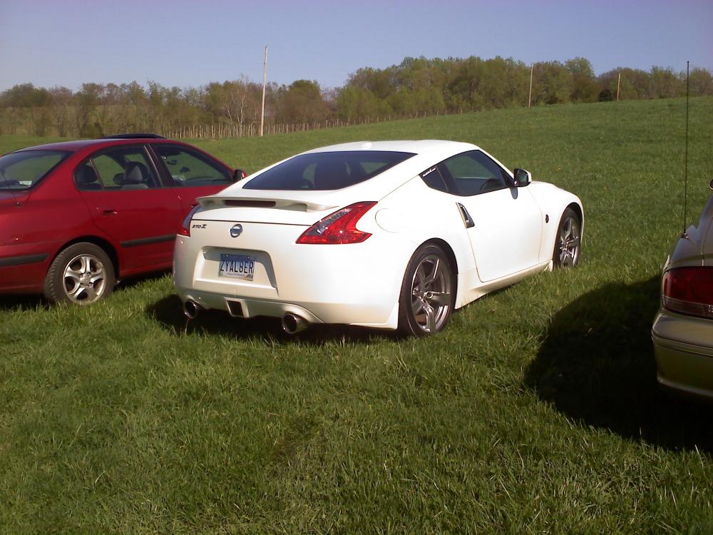 Parked in the grass at a wine tasting festival.  It was either park in the grass or in a horrible gravel lot.  I chose the lesser of the two evils.