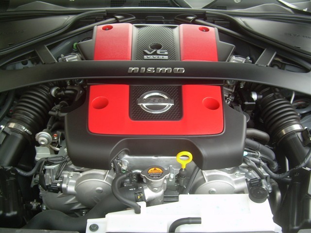 the engine bay