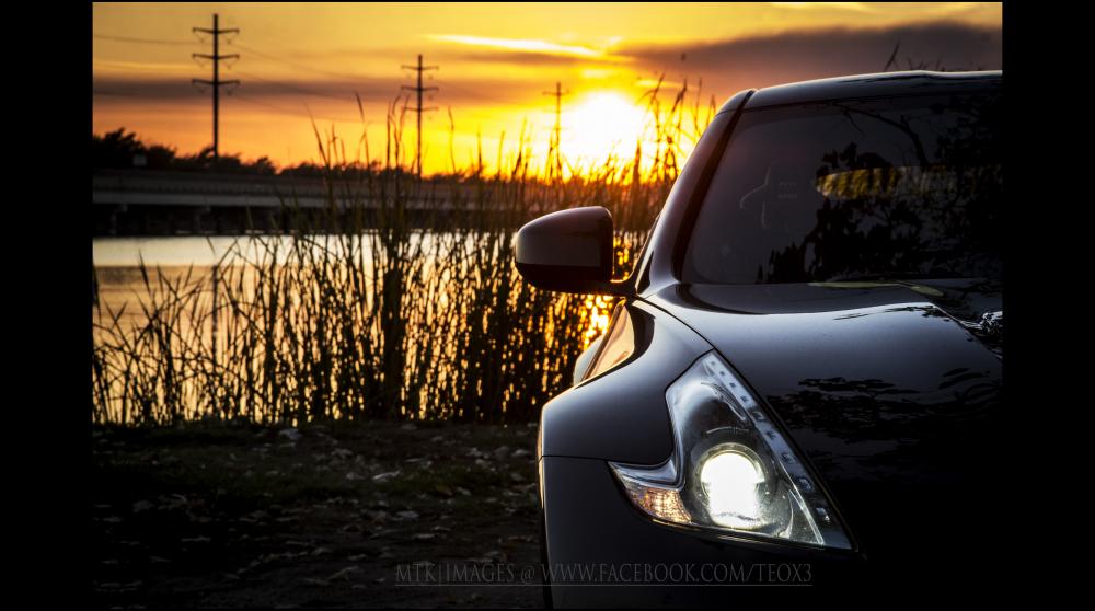 My Z at sunset in Rockwall...
