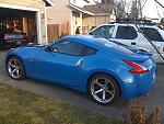 My Z with Nismo wheels back angle