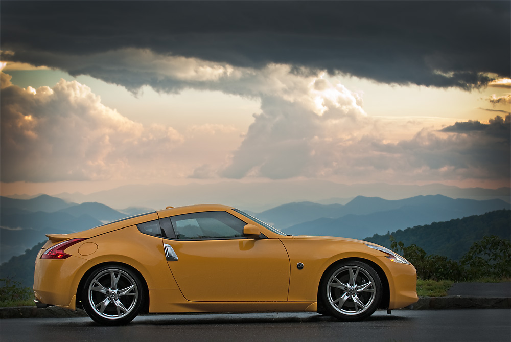 Sunset after a shower on the Blue Ridge Parkway, September 3, 2009