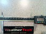 WeatherTech Logo Outer Measurement