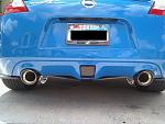 FI exhaust with 12" resonators and CF mufflers