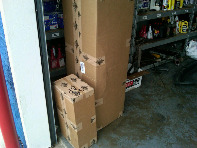Shipment arrived