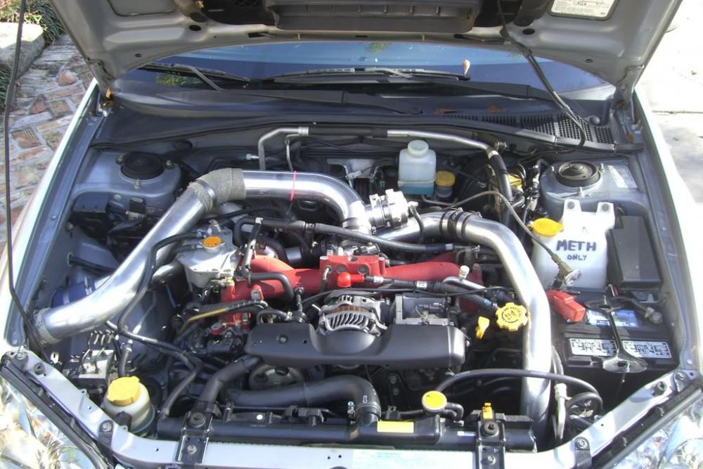 STi, GT35R turbo kit, Perrin front mount, Tial 50mm wastegate, TS rotated manifold, Meth Injection, Exedy twin disk clutch 517whp @ 24psi on 93 pump gas (2008)