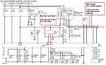 Wiring diagram for the Non-NAV system including where the NAV system would tie in