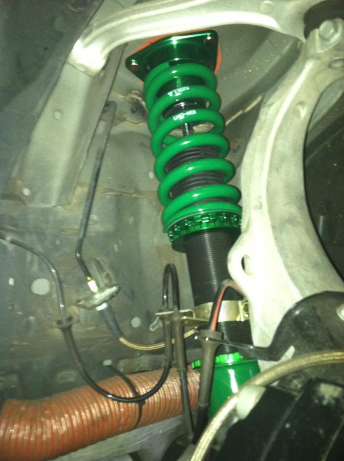 Tein Flex Coilover front driver side.