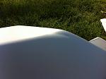 some imperfections that will need some bondo