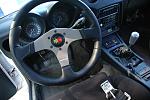240Z Recaro steering wheel and shift knob