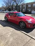 2016 Nissan 370Z AT Touring Solid Red