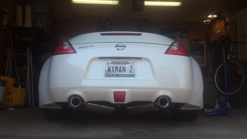 Fast Intentions Exhaust installed