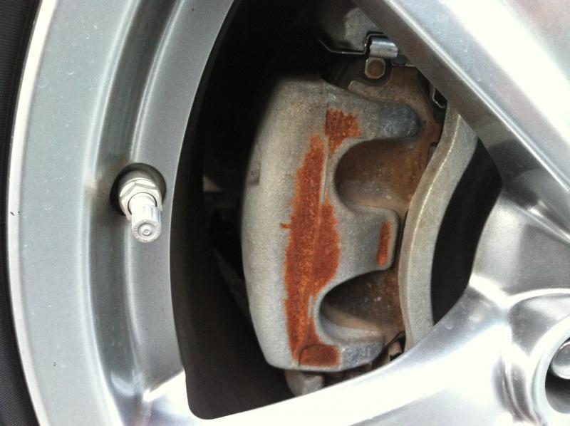 Stock unpainted calipers