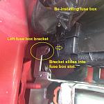 2009 370Z Steering Lock Fuse Removal