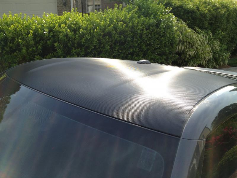 3M Dinoc CF wrap roof.