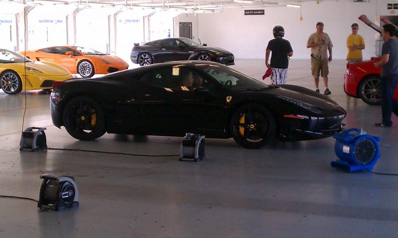 The 458 itaila i drove @ exotic racing!!!