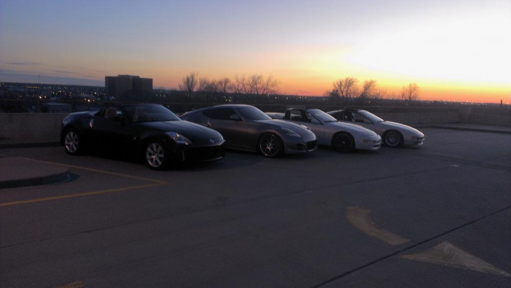 a beautiful day with some beautiful cars