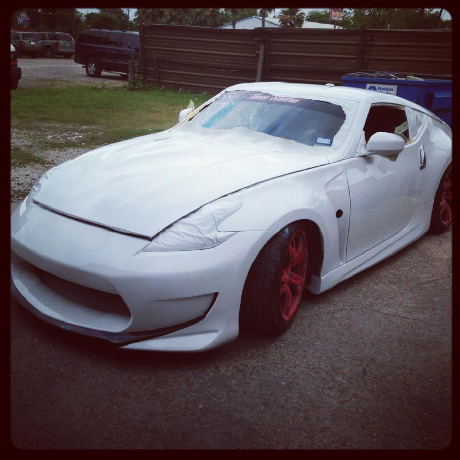 First ever summit white Z fresh out the paint booth