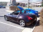 Mike's roadster and Tony's MB in the back.