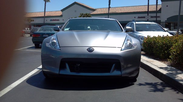 370z! front view when it was brand new!