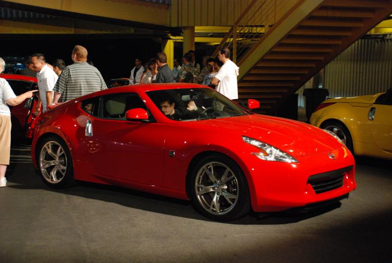 Zed-er behind the wheel of Red 370Z