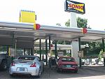 Sonic stop with Art Singer and other Z's after Pig Run