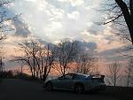 Along Lake Erie at sunset