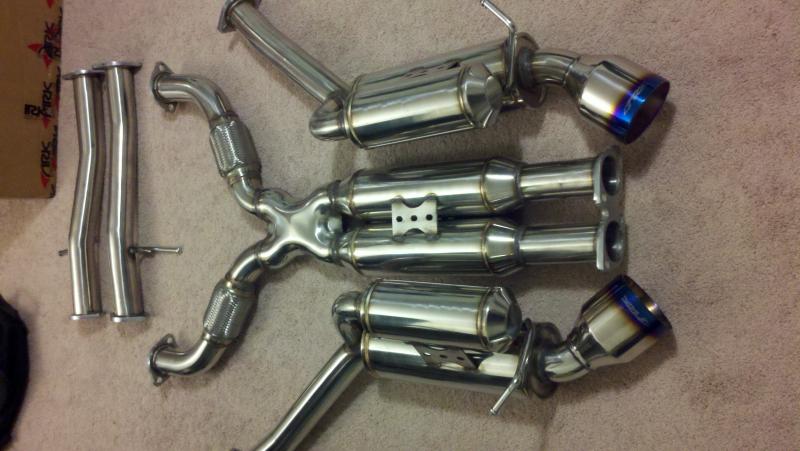 350z discount ark exhaust